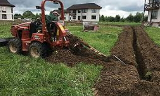 Копка траншей для водопровода в Туле: цена за метр от 934 руб.